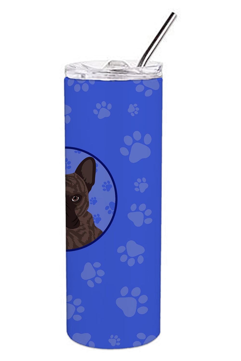 French Bulldog Brindle #1  Stainless Steel 20 oz Skinny Tumbler - the-store.com