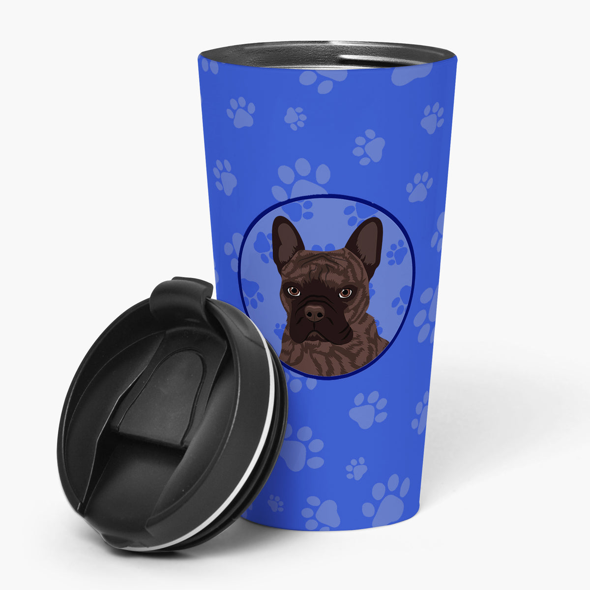 Buy this French Bulldog Brindle #1  Stainless Steel 16 oz  Tumbler