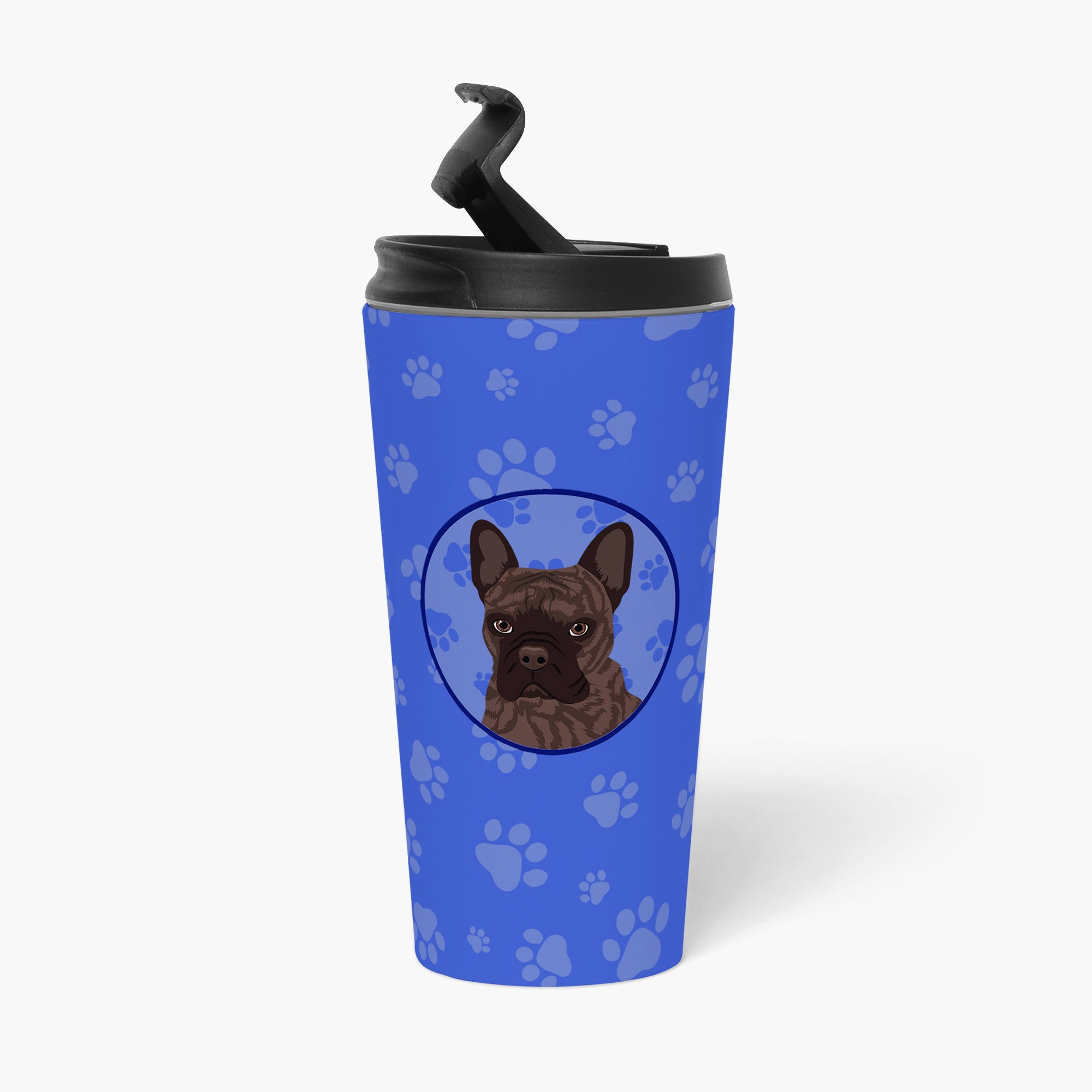 French Bulldog Brindle #1  Stainless Steel 16 oz  Tumbler - the-store.com