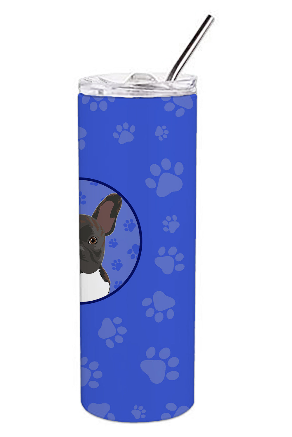 French Bulldog Brindle #2  Stainless Steel 20 oz Skinny Tumbler - the-store.com