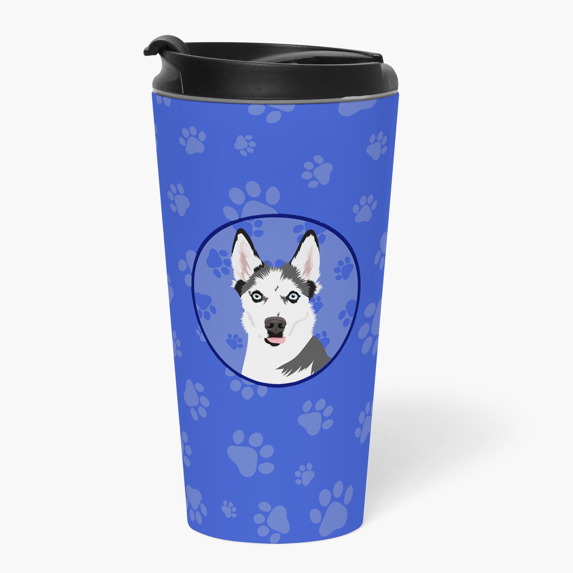 Siberian Husky Puppy  Stainless Steel 16 oz  Tumbler - the-store.com