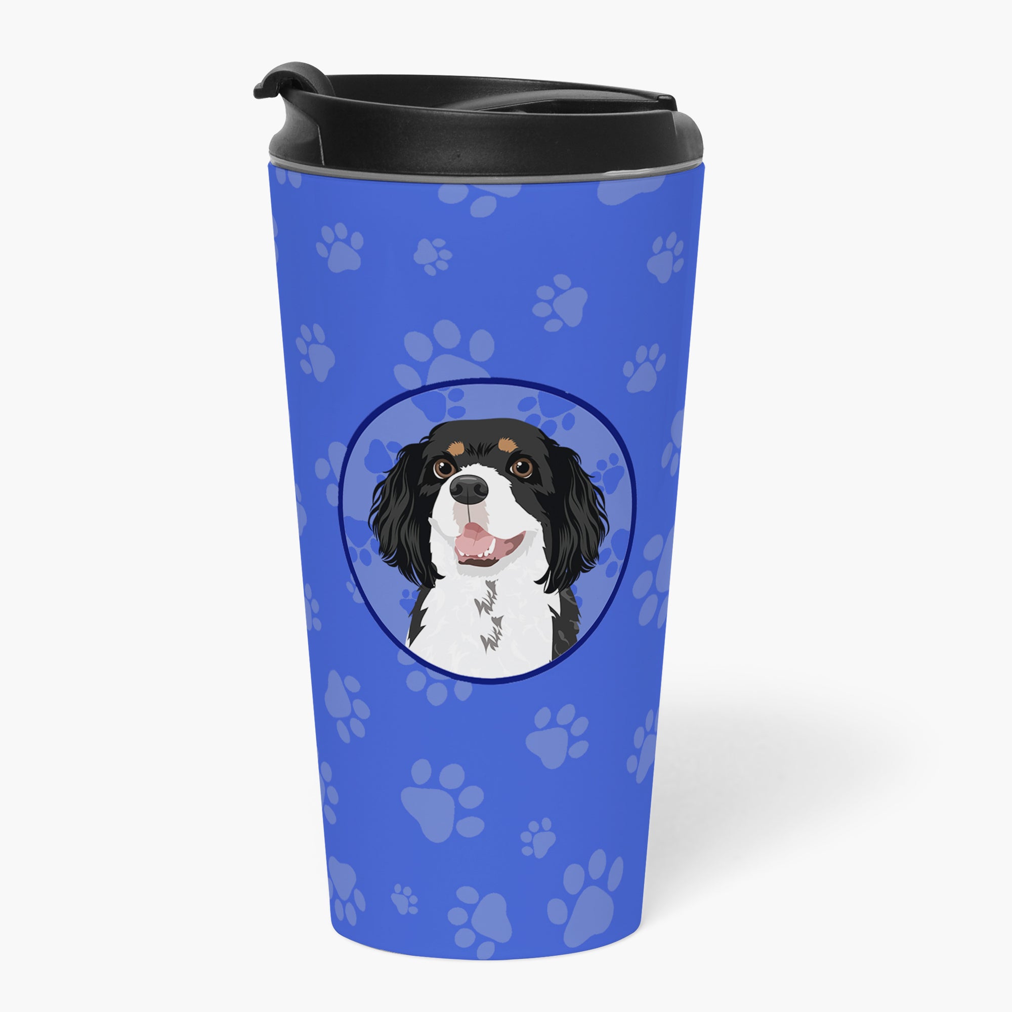 Cavalier King Charles Spaniel Tricolor #2  Stainless Steel 16 oz  Tumbler - the-store.com