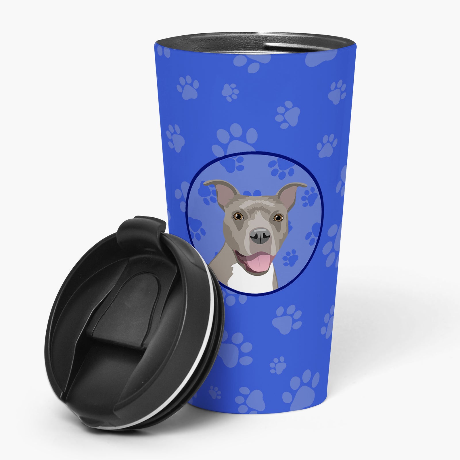 Buy this Pit Bull Blue #1  Stainless Steel 16 oz  Tumbler