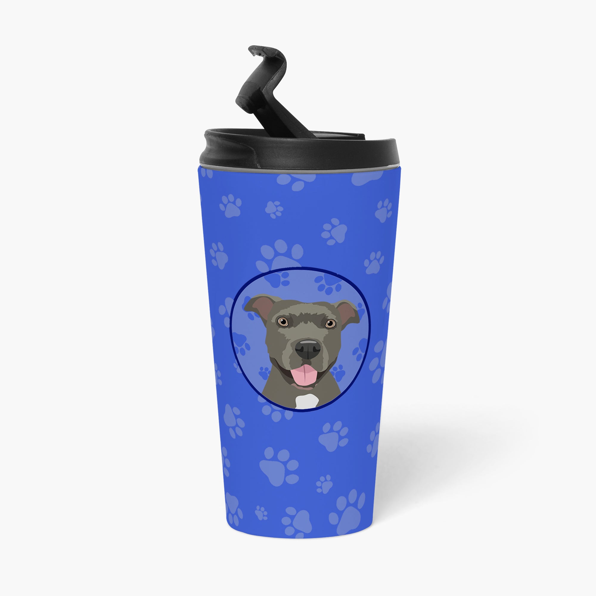 Pit Bull Blue #3  Stainless Steel 16 oz  Tumbler - the-store.com