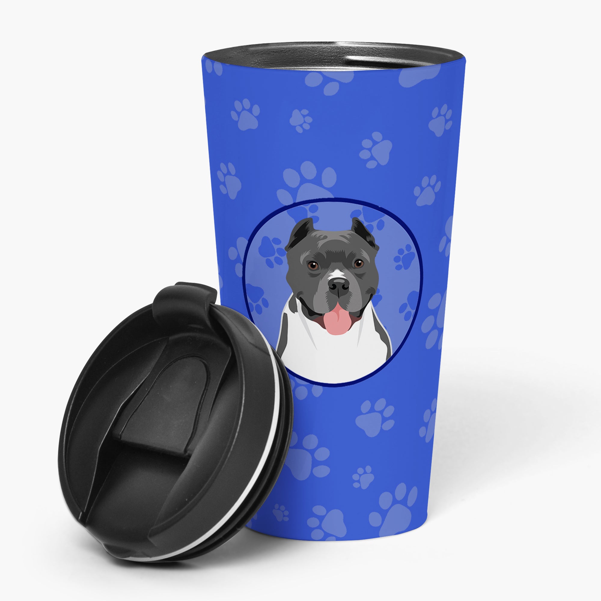 Buy this Pit Bull Blue #7  Stainless Steel 16 oz  Tumbler