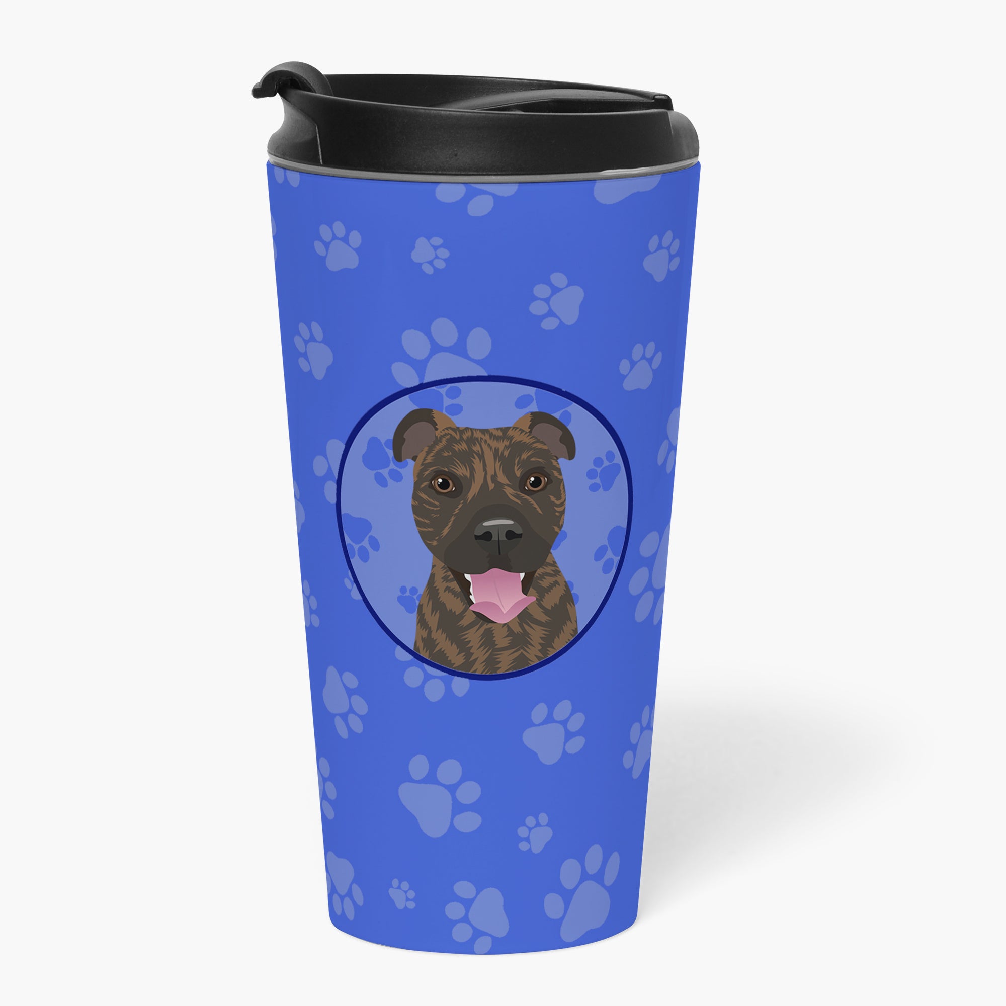 Pit Bull Brindle #1  Stainless Steel 16 oz  Tumbler - the-store.com