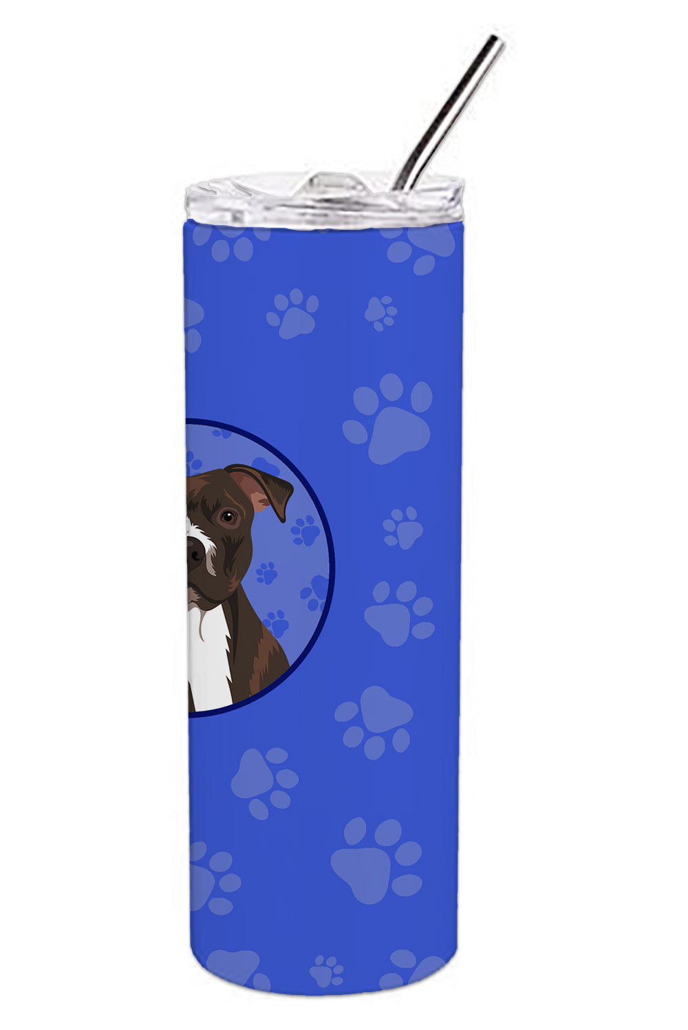 Pit Bull Brindle #2  Stainless Steel 20 oz Skinny Tumbler - the-store.com