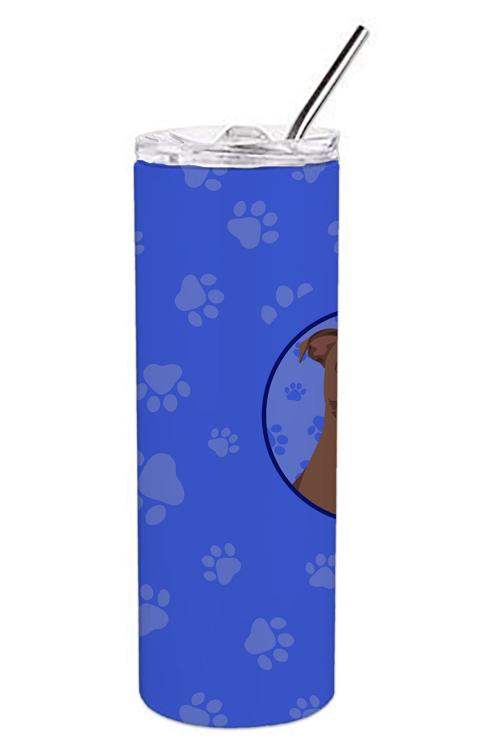 Pit Bull Chocolate  Stainless Steel 20 oz Skinny Tumbler - the-store.com