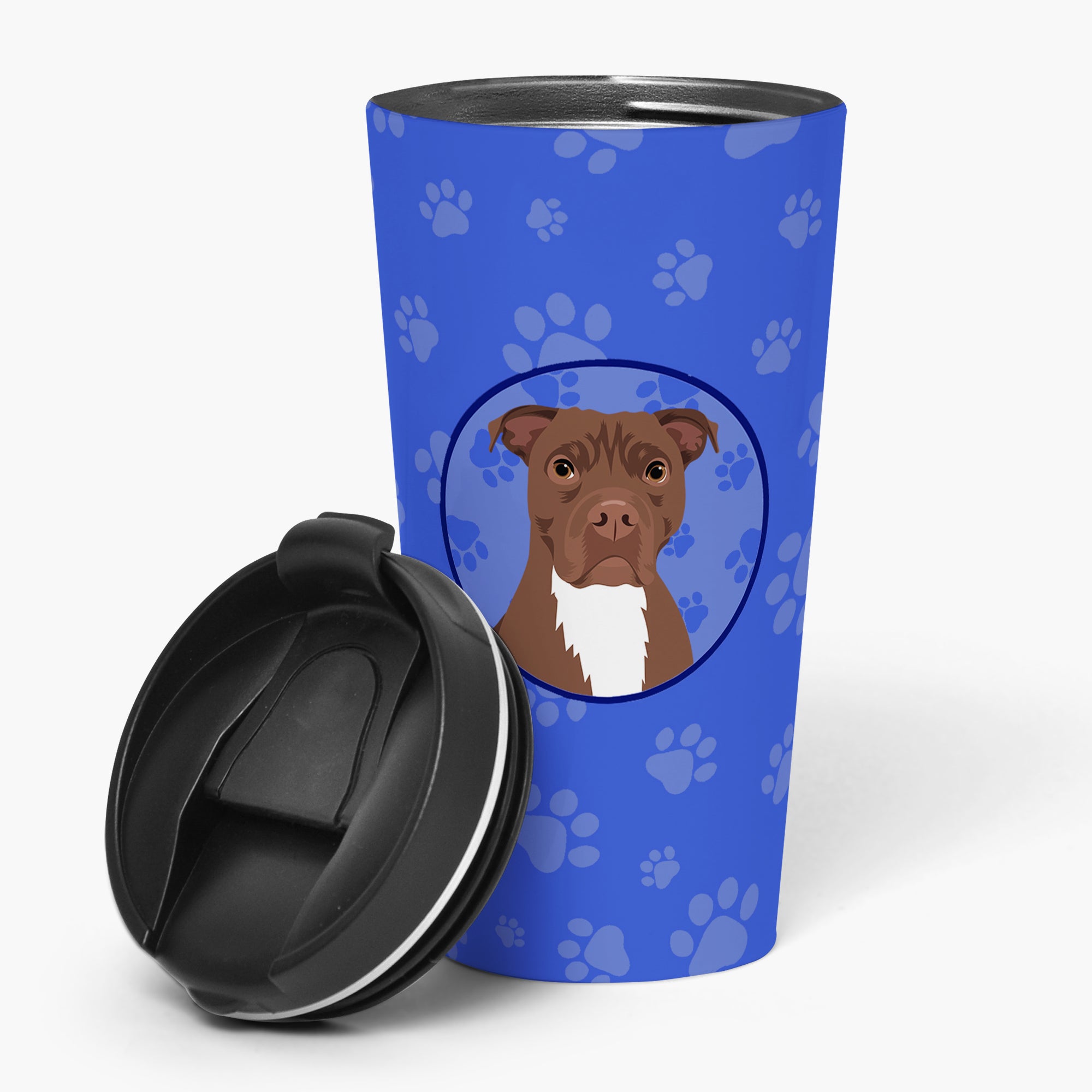 Buy this Pit Bull Chocolate  Stainless Steel 16 oz  Tumbler