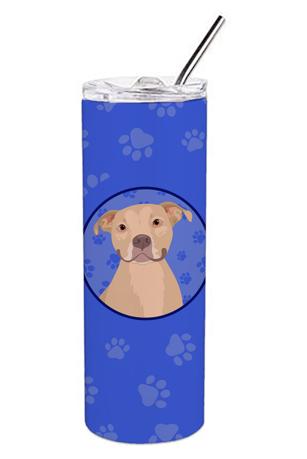 Buy this Pit Bull Fawn #1  Stainless Steel 20 oz Skinny Tumbler