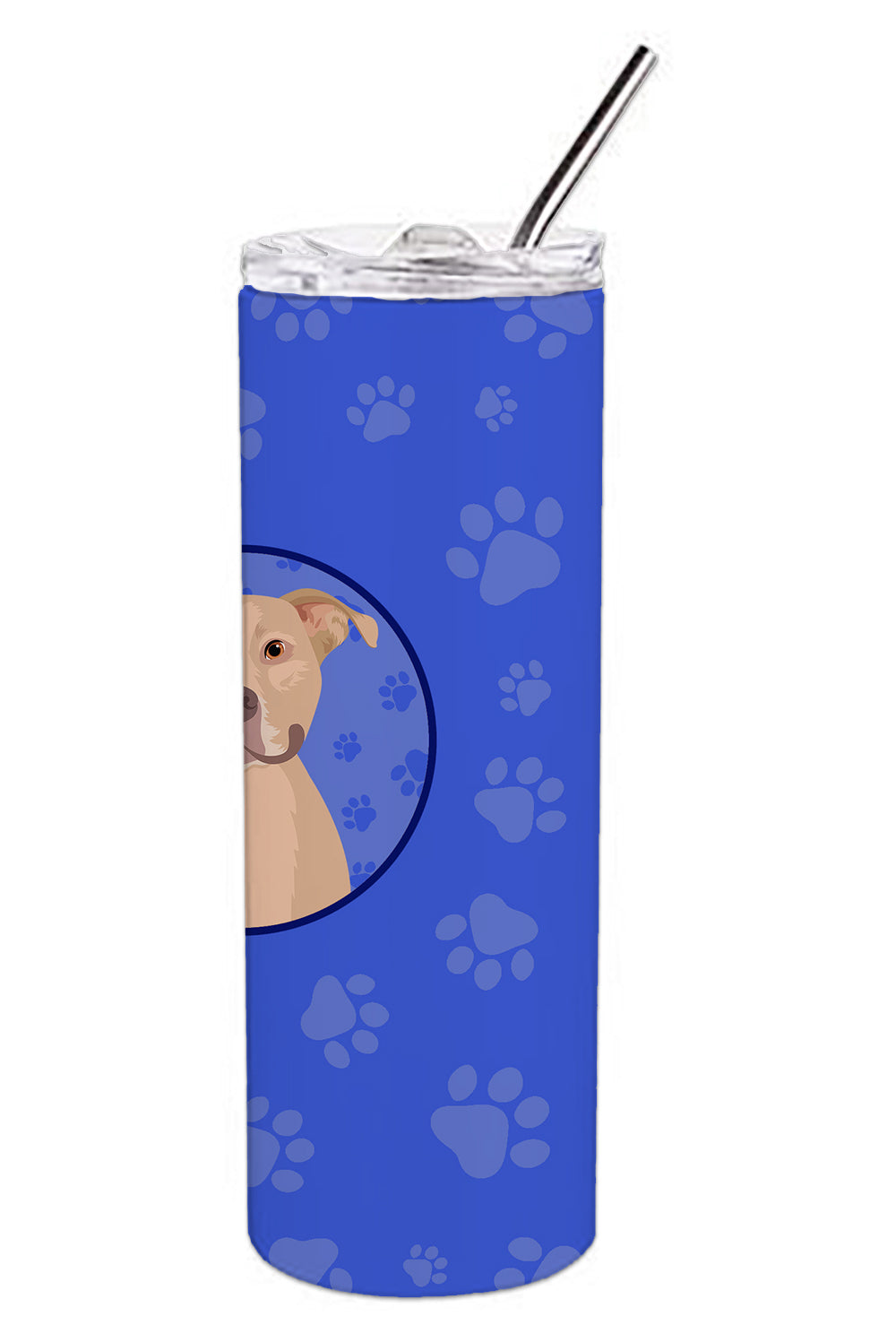 Pit Bull Fawn #1  Stainless Steel 20 oz Skinny Tumbler - the-store.com