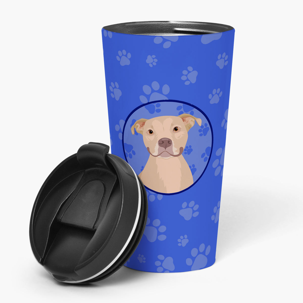 Buy this Pit Bull Fawn #1  Stainless Steel 16 oz  Tumbler