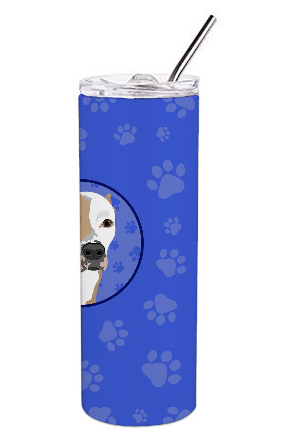Pit Bull Fawn #4  Stainless Steel 20 oz Skinny Tumbler - the-store.com
