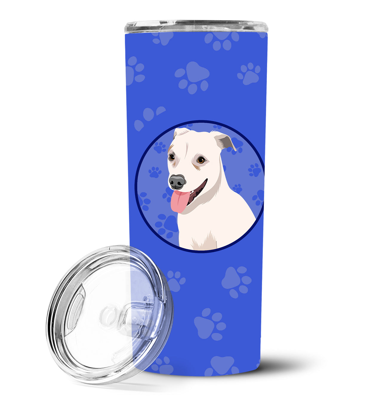 Pit Bull Puppy  Stainless Steel 20 oz Skinny Tumbler - the-store.com