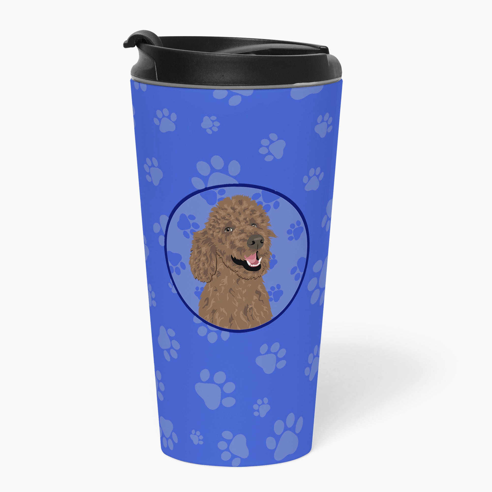 Poodle Standard Brown  Stainless Steel 16 oz  Tumbler - the-store.com