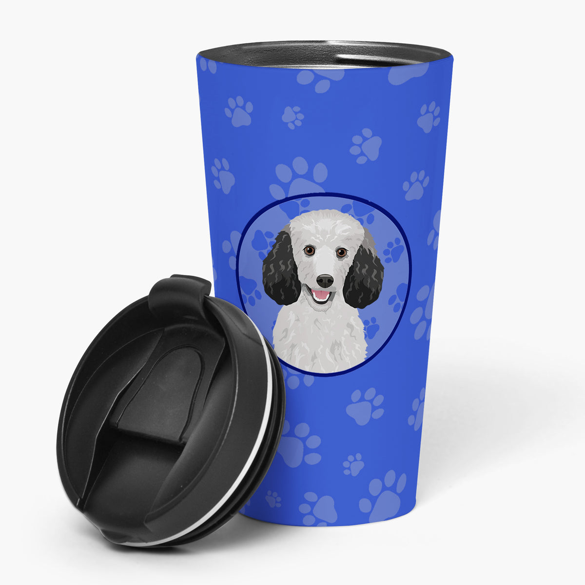 Buy this Poodle Standard Silver  Stainless Steel 16 oz  Tumbler