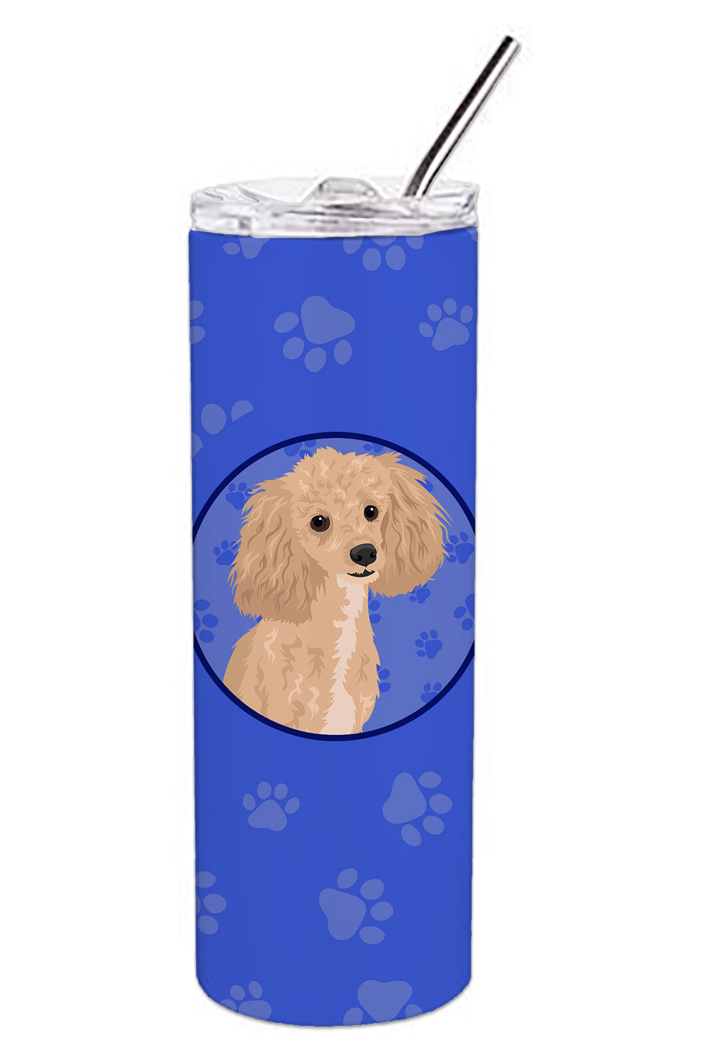 Buy this Poodle Toy Apricot #1  Stainless Steel 20 oz Skinny Tumbler