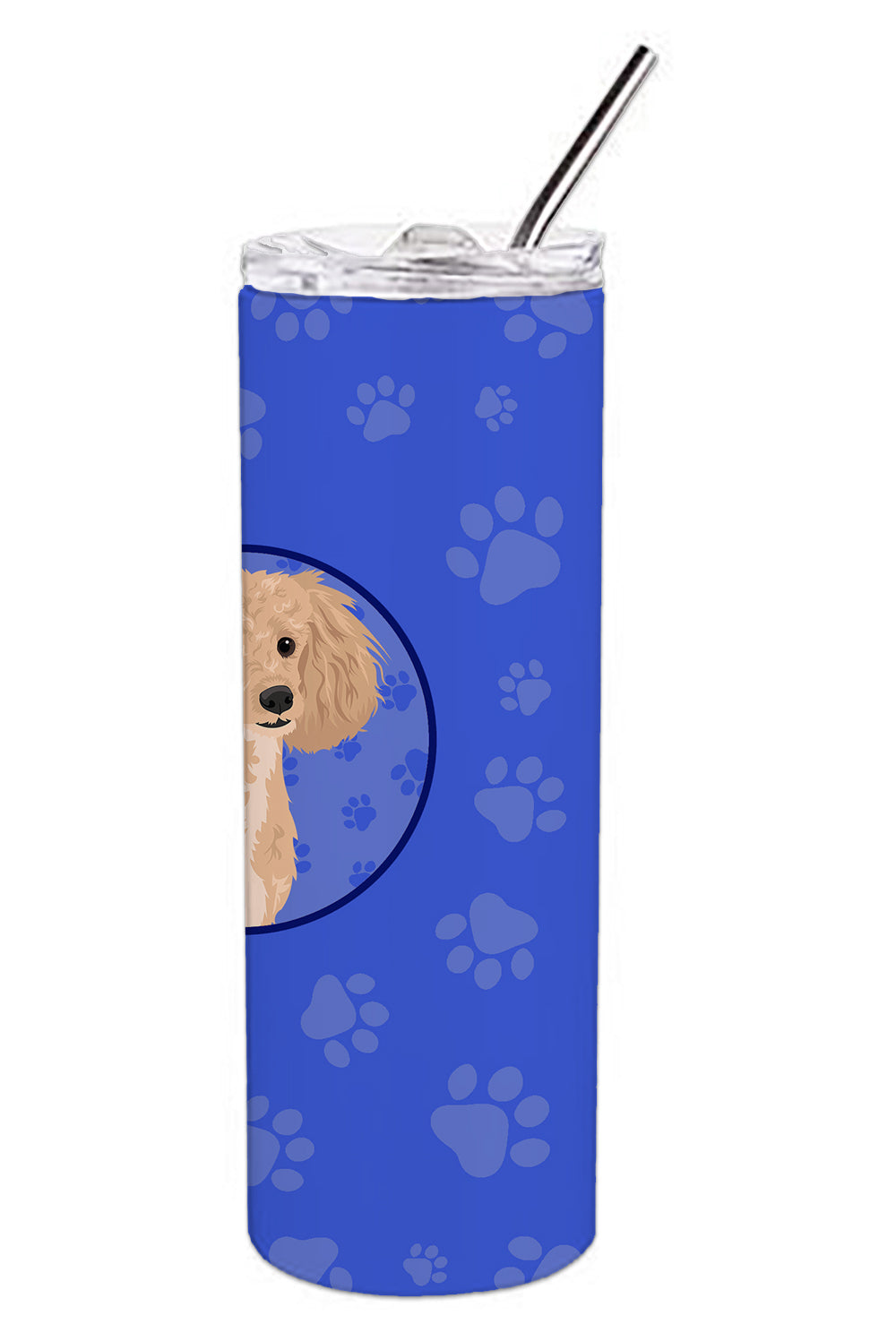Poodle Toy Apricot #1  Stainless Steel 20 oz Skinny Tumbler - the-store.com