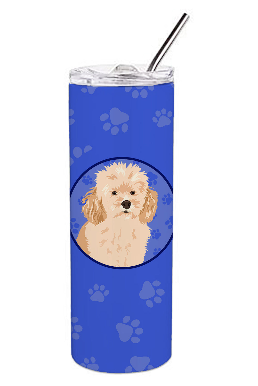 Buy this Poodle Toy Apricot #2  Stainless Steel 20 oz Skinny Tumbler