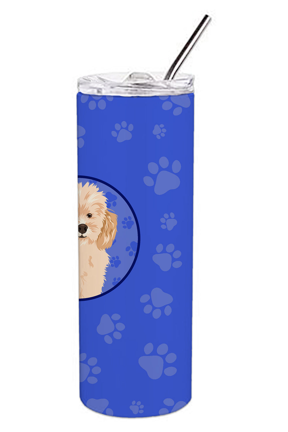 Poodle Toy Apricot #2  Stainless Steel 20 oz Skinny Tumbler - the-store.com