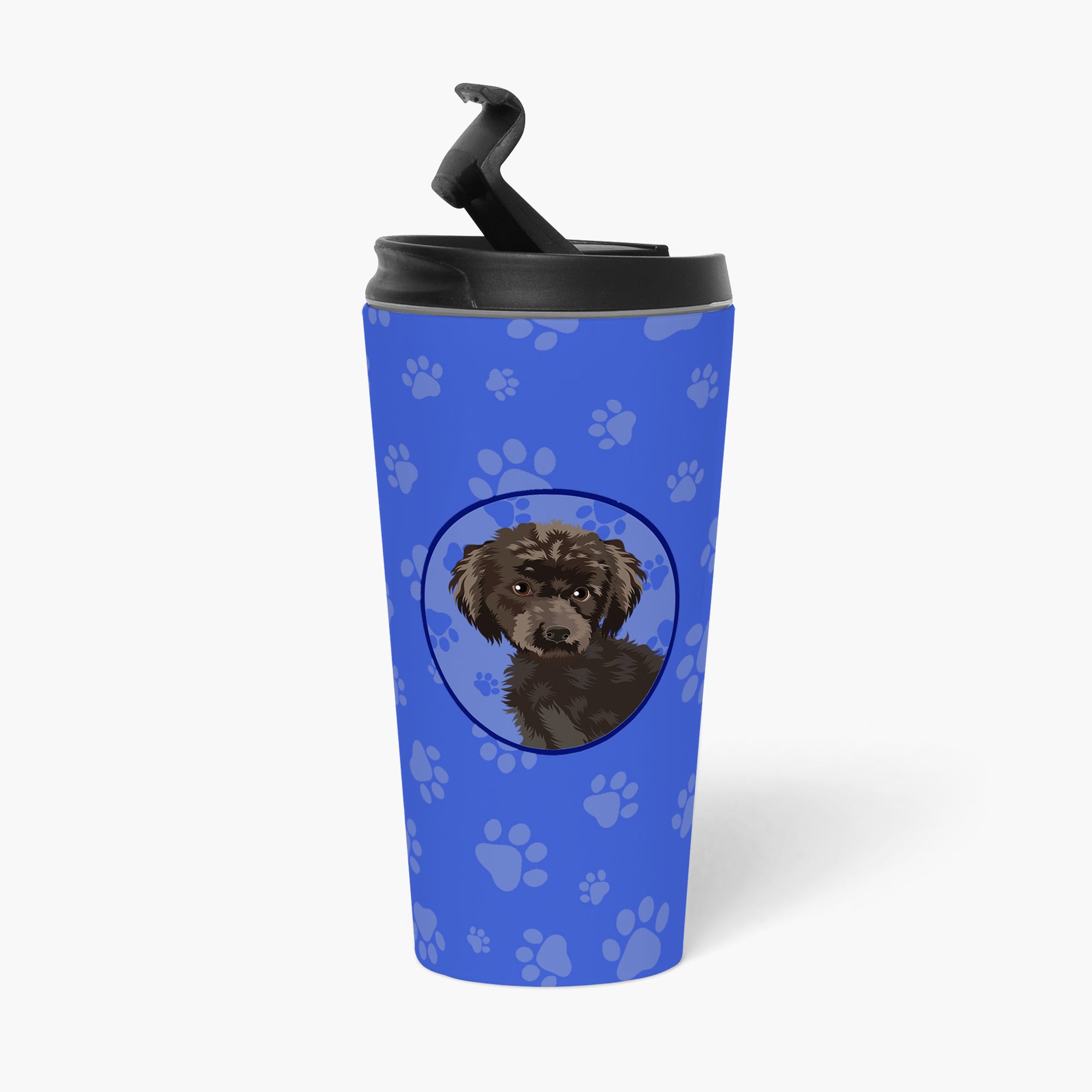 Poodle Toy Brown  Stainless Steel 16 oz  Tumbler - the-store.com