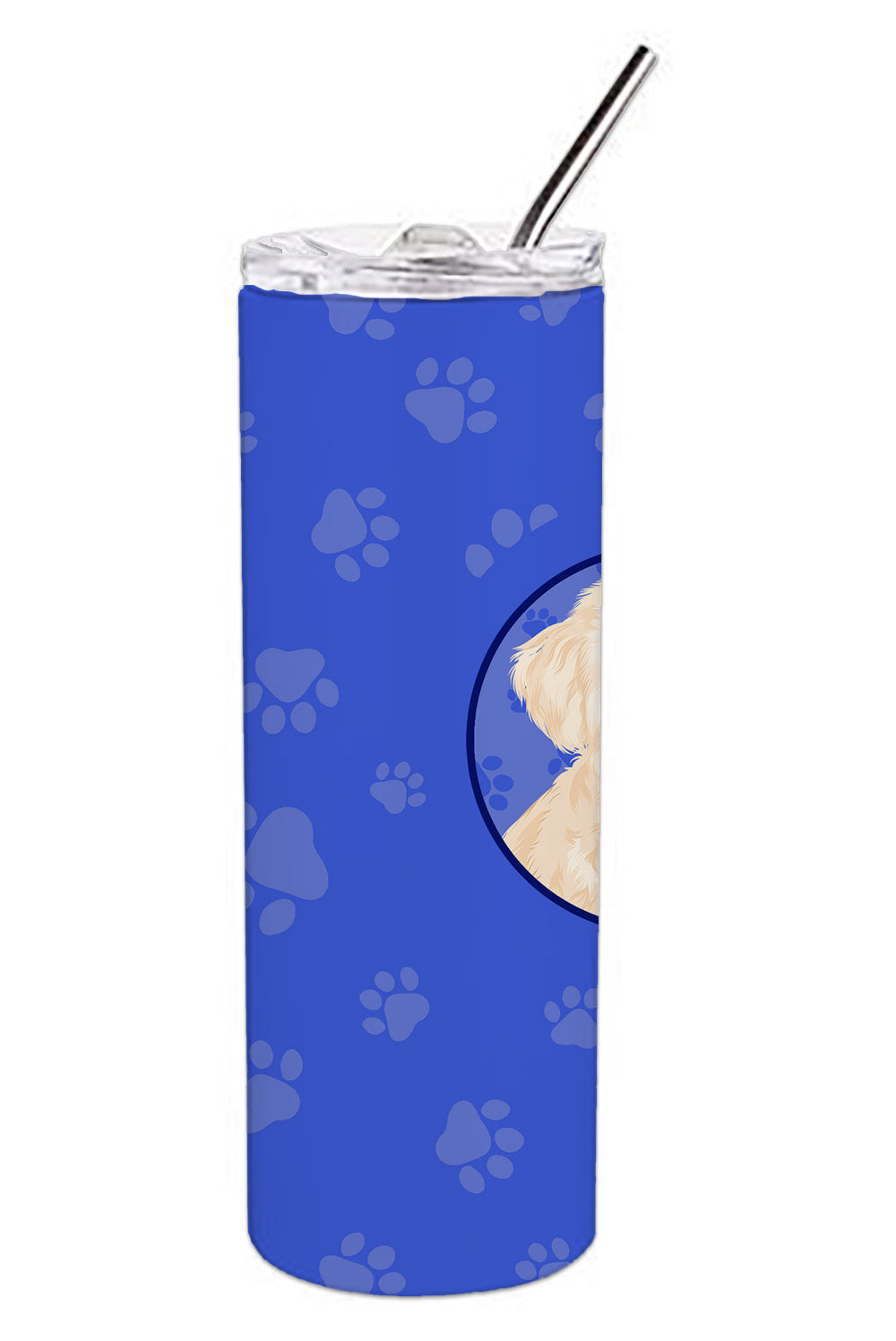 Poodle Toy Cream  Stainless Steel 20 oz Skinny Tumbler - the-store.com