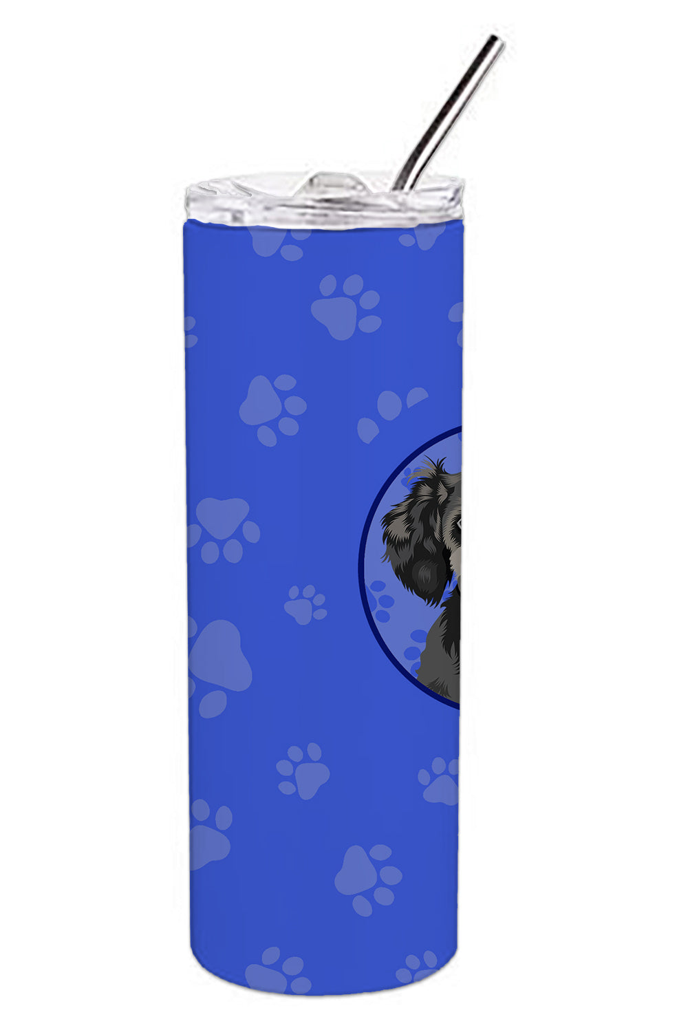 Buy this Poodle Toy Grey  Stainless Steel 20 oz Skinny Tumbler