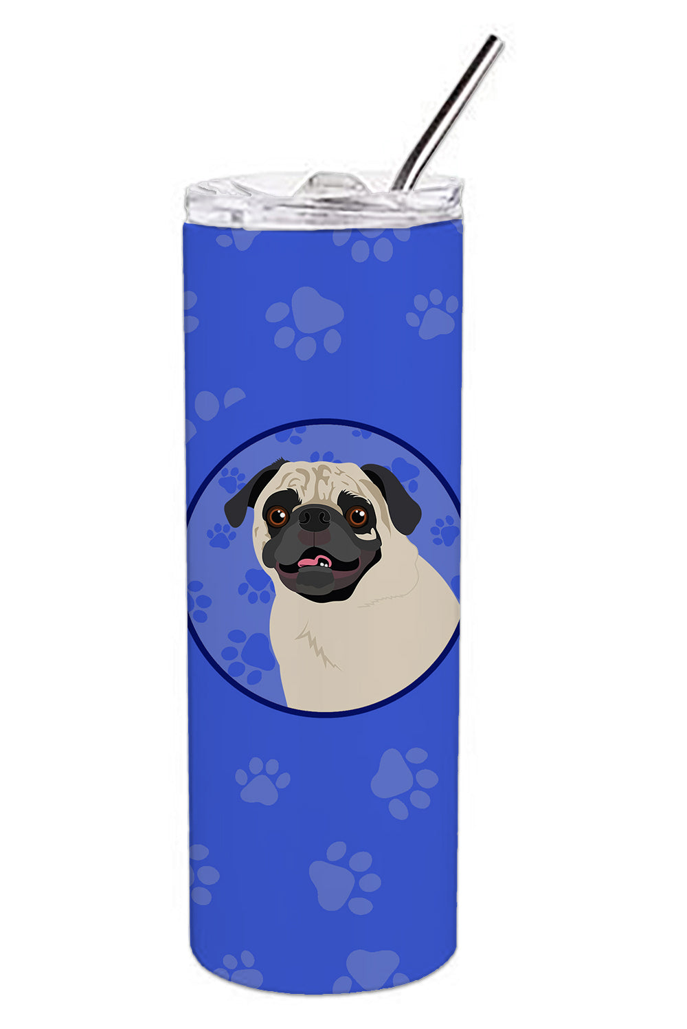 Buy this Pug Fawn #2  Stainless Steel 20 oz Skinny Tumbler