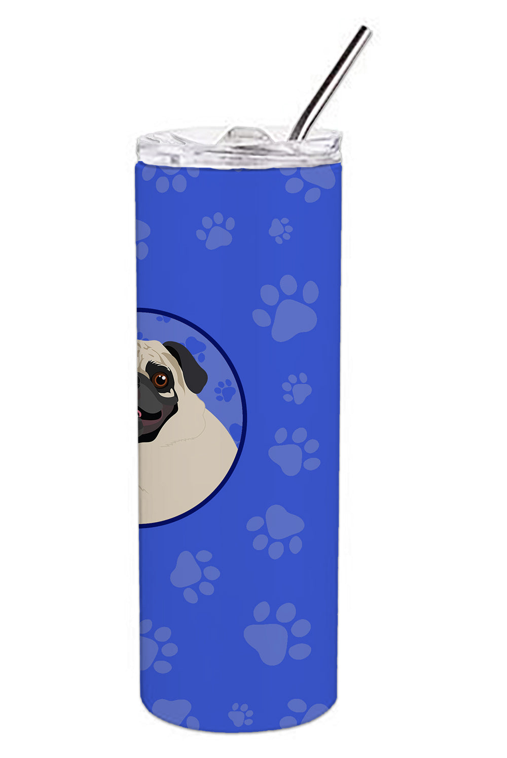 Pug Fawn #2  Stainless Steel 20 oz Skinny Tumbler - the-store.com