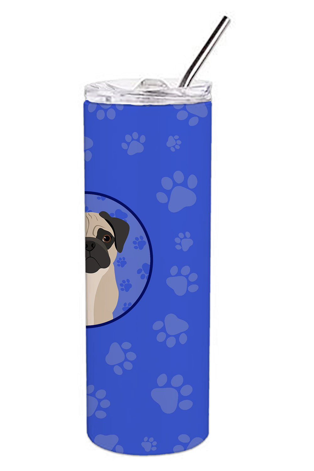 Pug Fawn #3  Stainless Steel 20 oz Skinny Tumbler - the-store.com