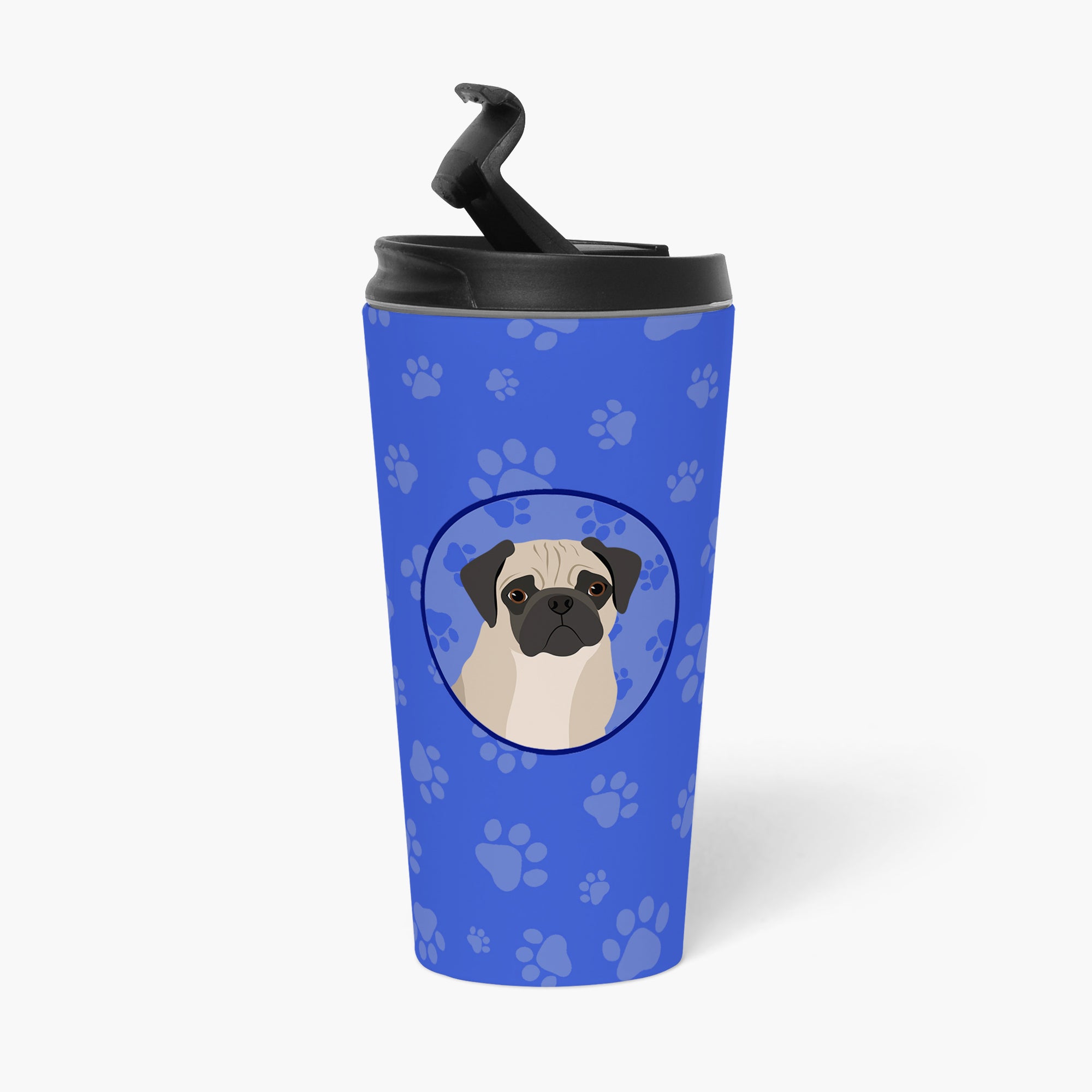 Pug Fawn #3  Stainless Steel 16 oz  Tumbler - the-store.com