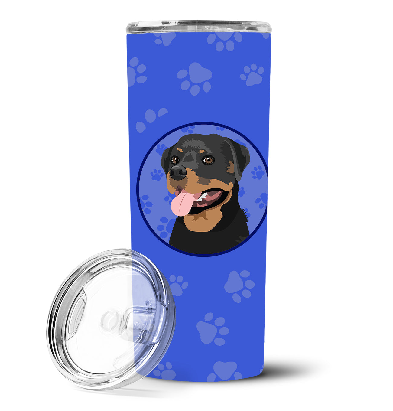 Rottweiler Black and Tan #1  Stainless Steel 20 oz Skinny Tumbler - the-store.com