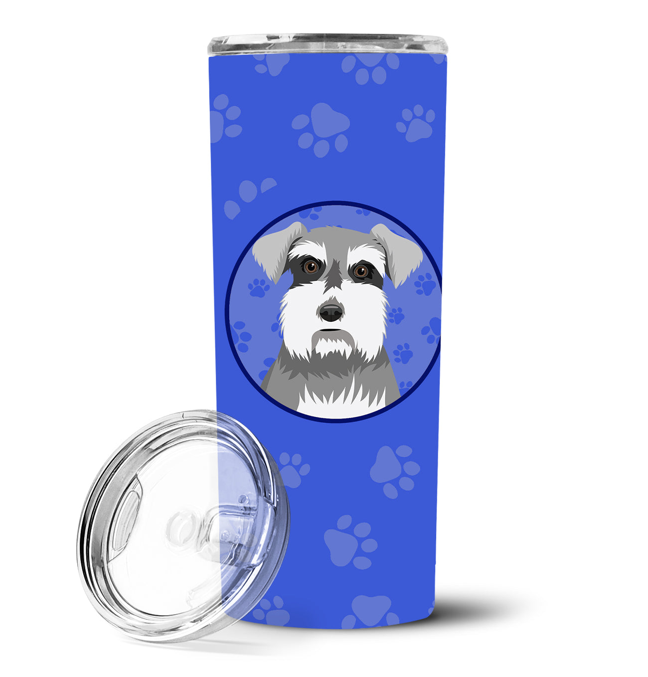 Schnauzer Salt and Pepper #1  Stainless Steel 20 oz Skinny Tumbler - the-store.com