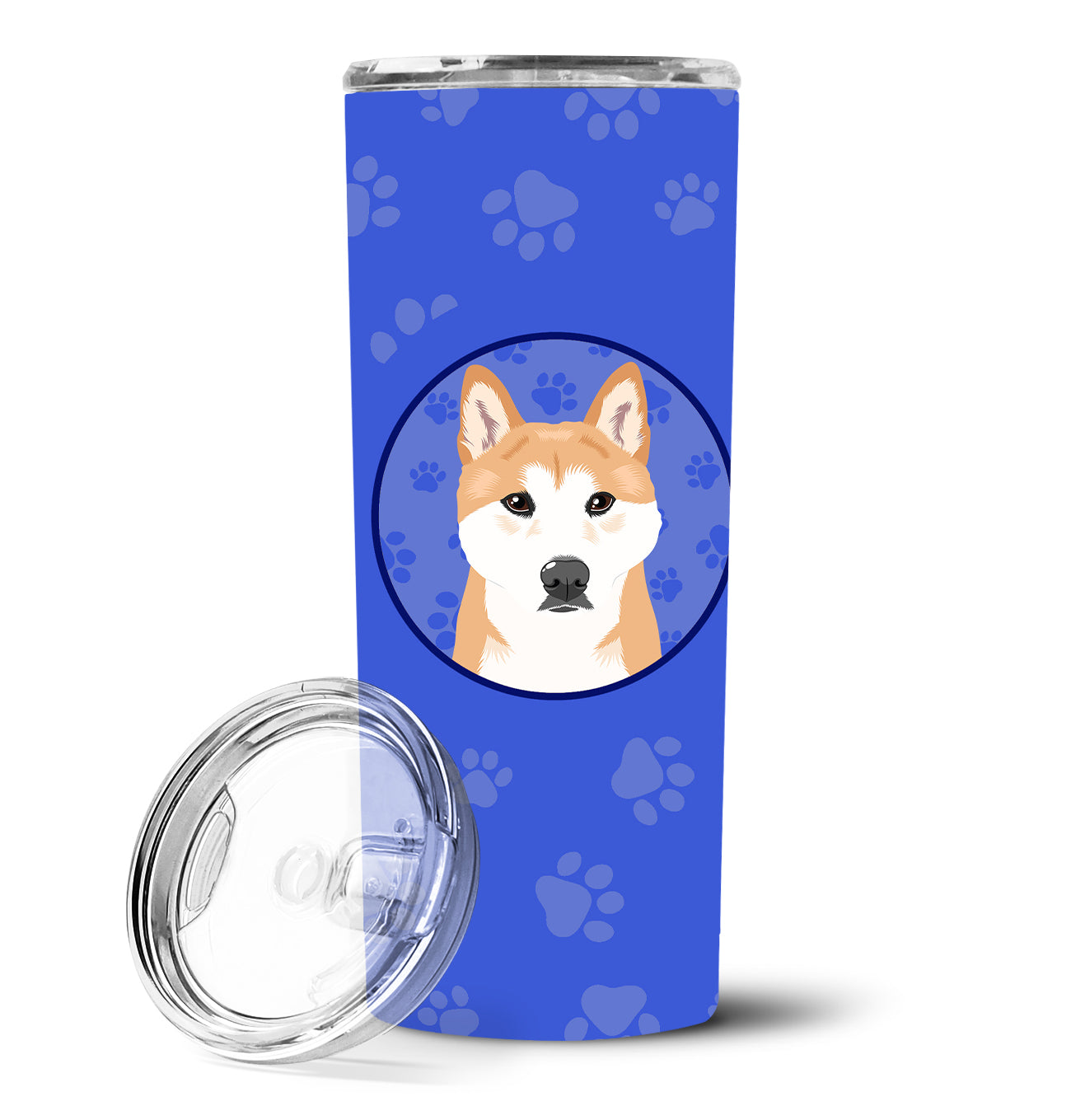 Shiba Inu Red #1  Stainless Steel 20 oz Skinny Tumbler - the-store.com