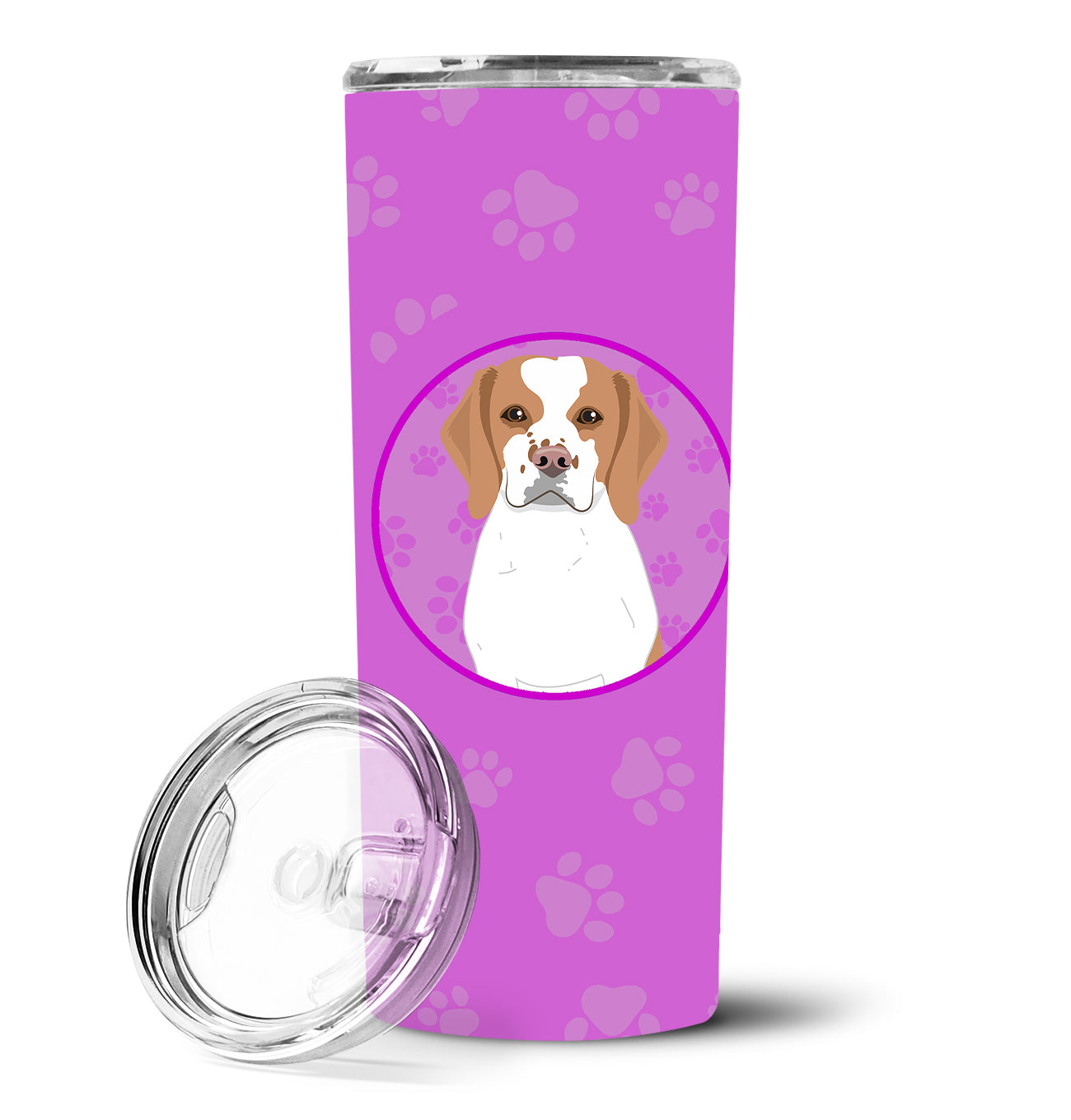 Beagle Red and White Red Ticked #1 Stainless Steel 20 oz Skinny Tumbler - the-store.com
