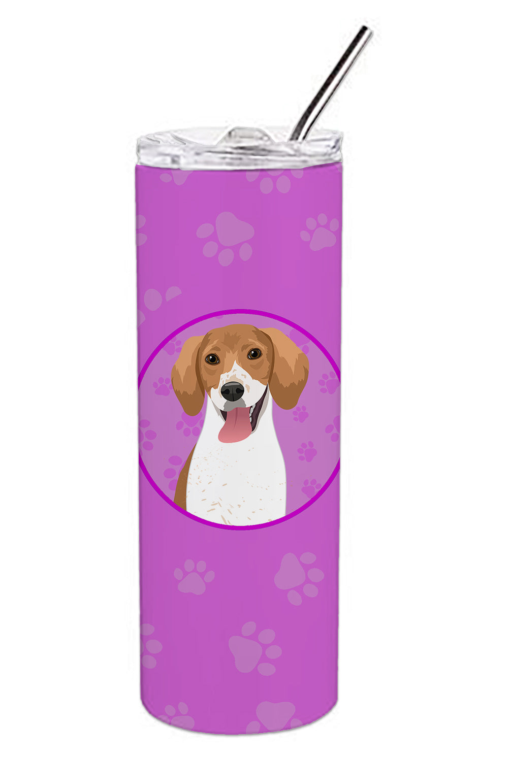 Buy this Beagle Red and White Red Ticked #2 Stainless Steel 20 oz Skinny Tumbler