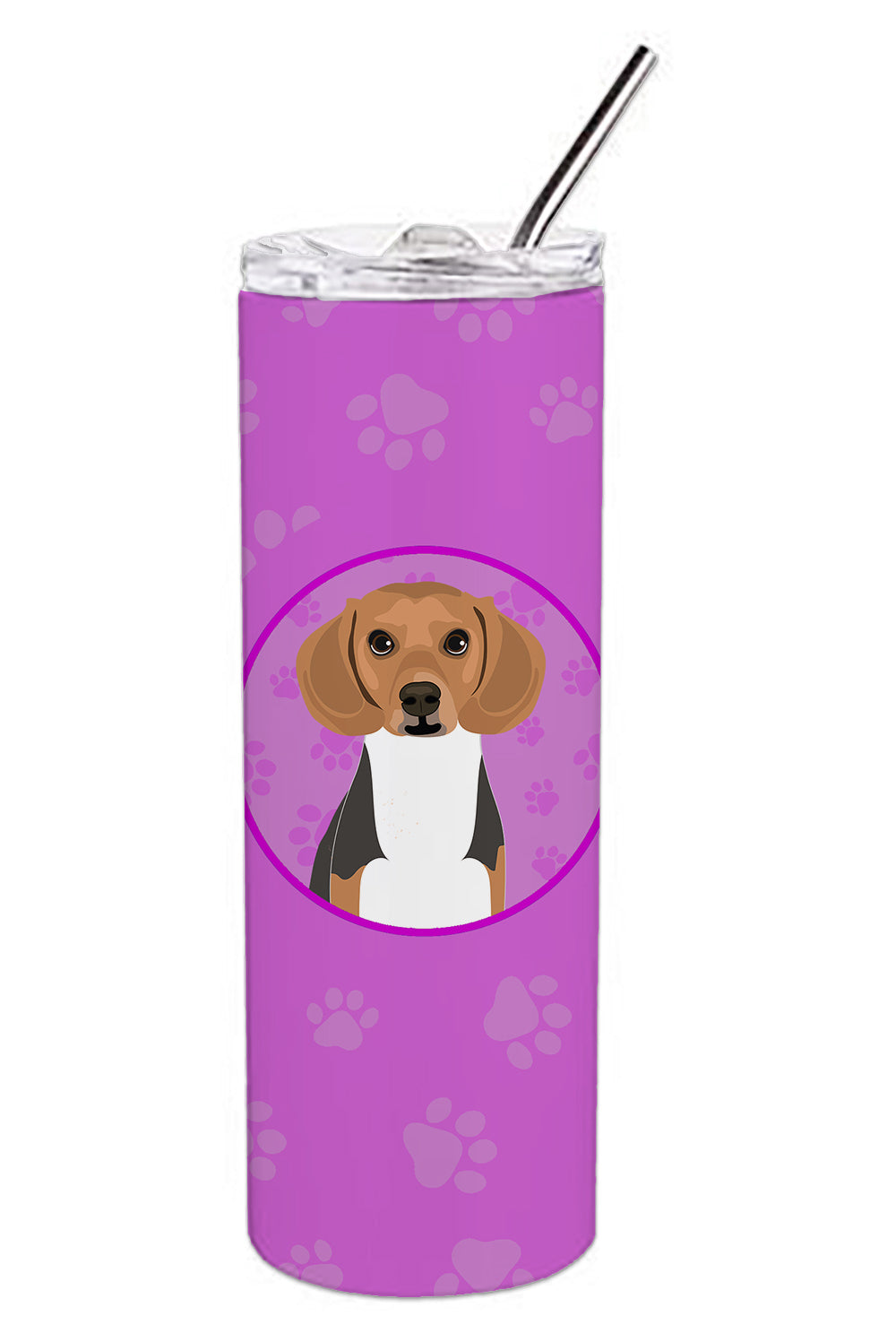 Buy this Beagle Tricolor #1 Stainless Steel 20 oz Skinny Tumbler