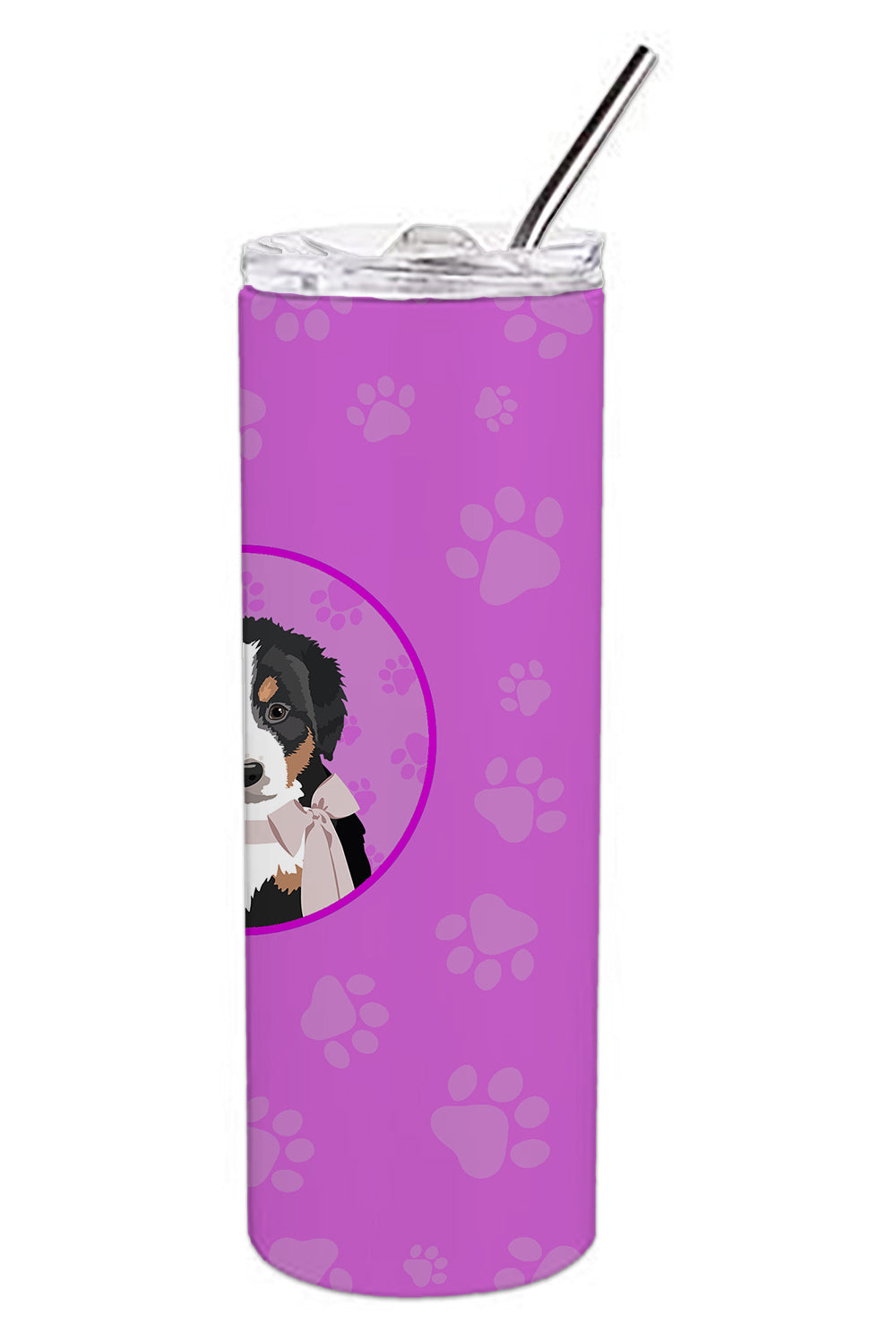 Bernese Mountain Dog Puppy #1 Stainless Steel 20 oz Skinny Tumbler - the-store.com