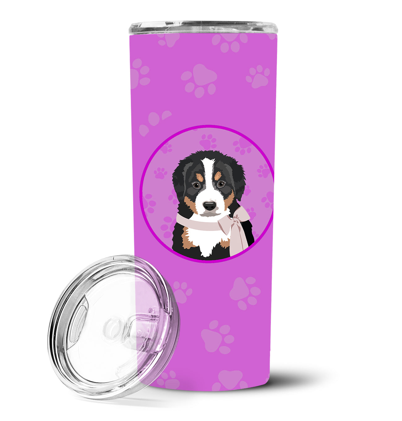 Bernese Mountain Dog Puppy #1 Stainless Steel 20 oz Skinny Tumbler - the-store.com