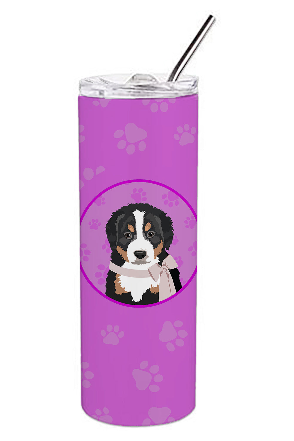 Buy this Bernese Mountain Dog Puppy #1 Stainless Steel 20 oz Skinny Tumbler