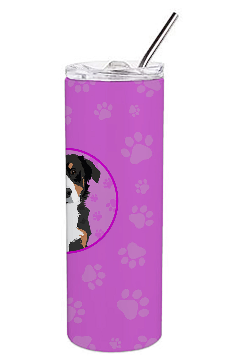 Bernese Mountain Dog Puppy #2 Stainless Steel 20 oz Skinny Tumbler - the-store.com