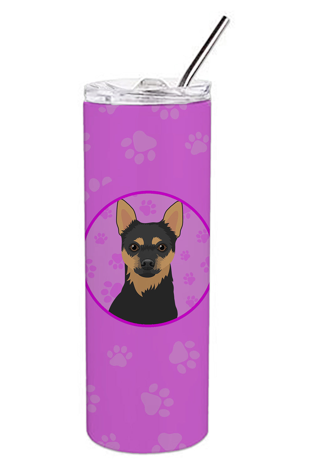 Buy this Chihuahua Black and Tan #1 Stainless Steel 20 oz Skinny Tumbler