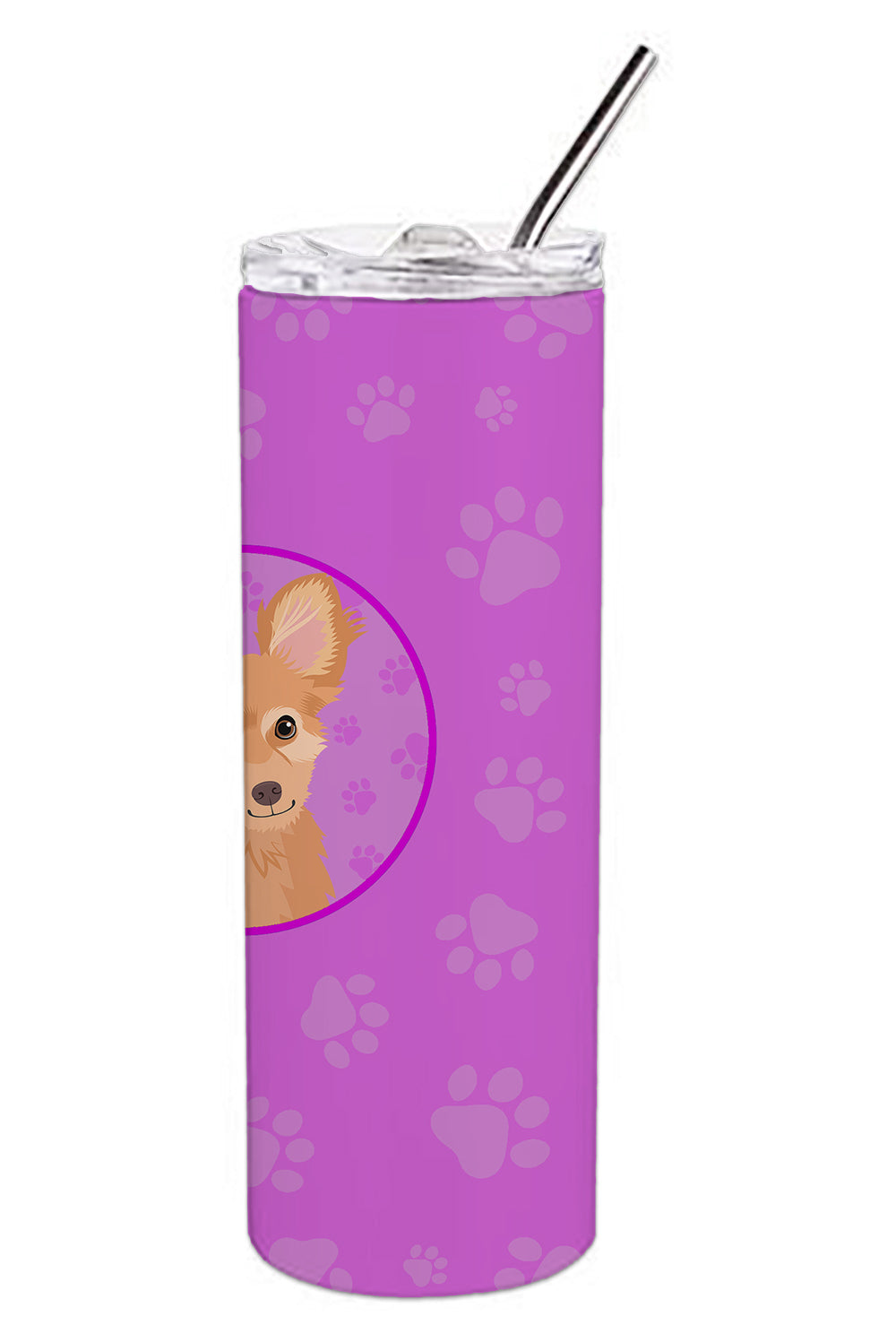 Chihuahua Fawn Stainless Steel 20 oz Skinny Tumbler - the-store.com