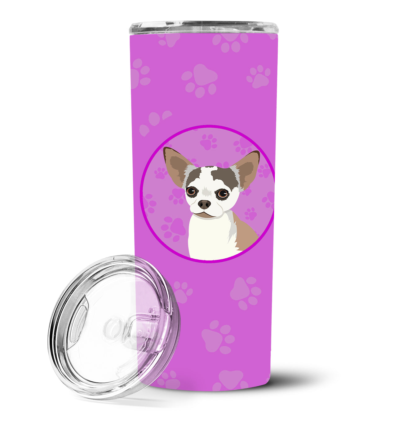 Chihuahua Merle Stainless Steel 20 oz Skinny Tumbler - the-store.com