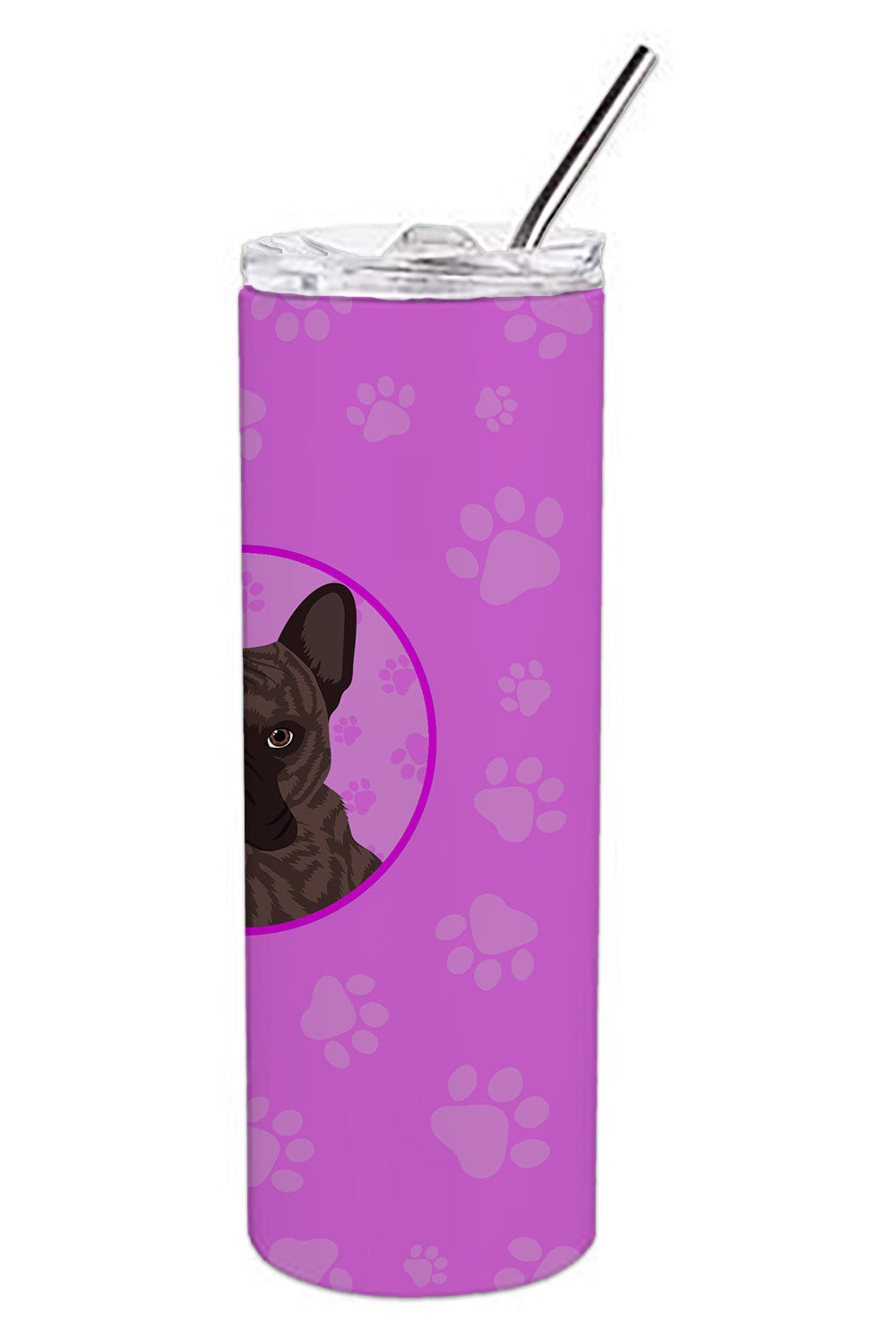 French Bulldog Brindle #1 Stainless Steel 20 oz Skinny Tumbler - the-store.com
