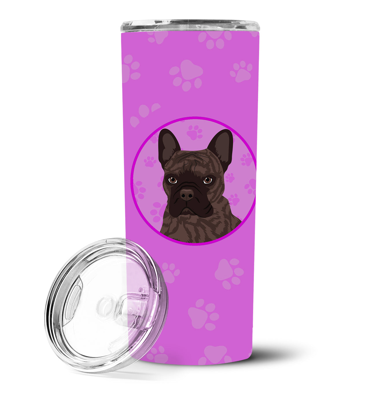 French Bulldog Brindle #1 Stainless Steel 20 oz Skinny Tumbler - the-store.com