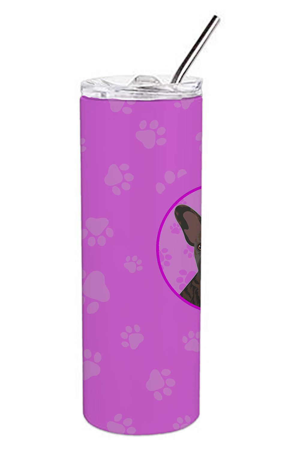 French Bulldog Brindle #2 Stainless Steel 20 oz Skinny Tumbler - the-store.com