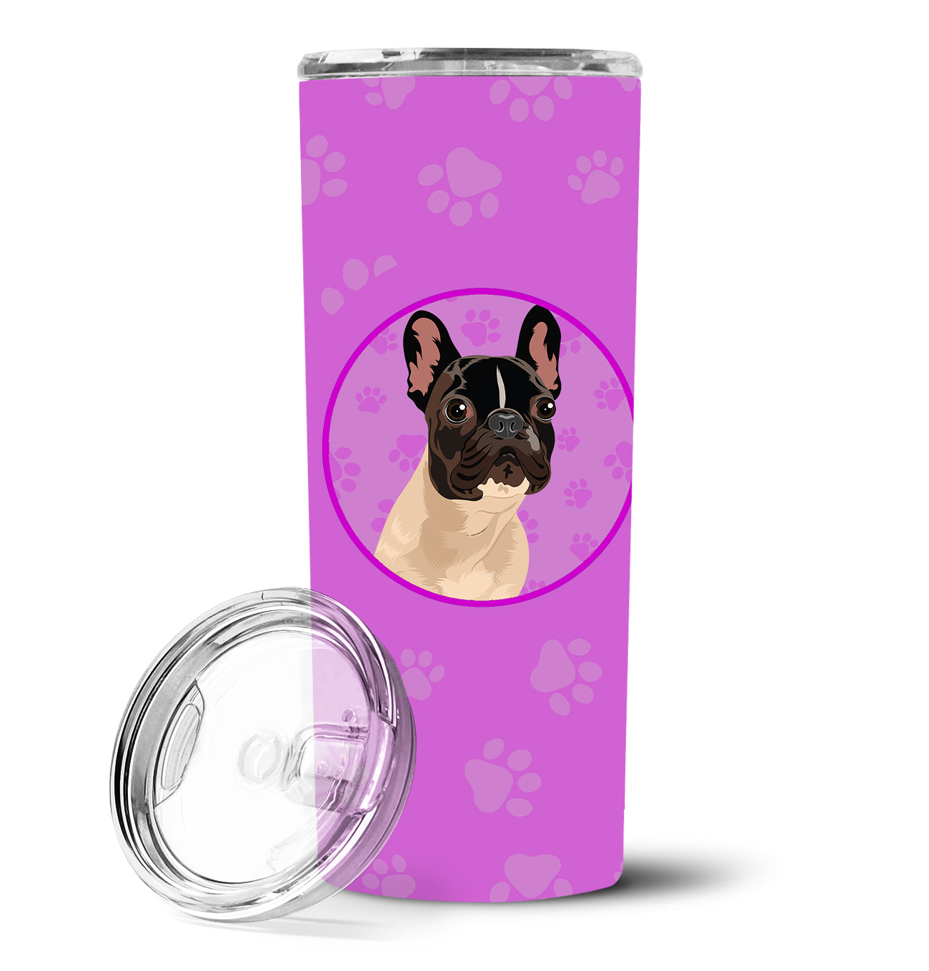 French Bulldog Fawn #3 Stainless Steel 20 oz Skinny Tumbler - the-store.com