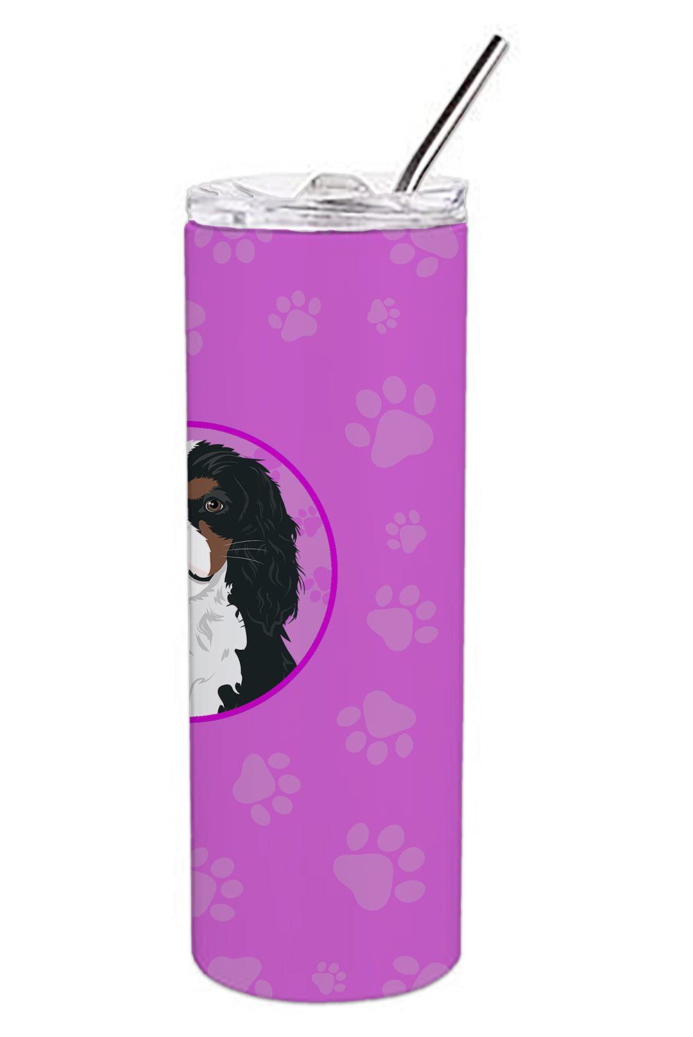 Cavalier King Charles Spaniel Tricolor #1 Stainless Steel 20 oz Skinny Tumbler - the-store.com
