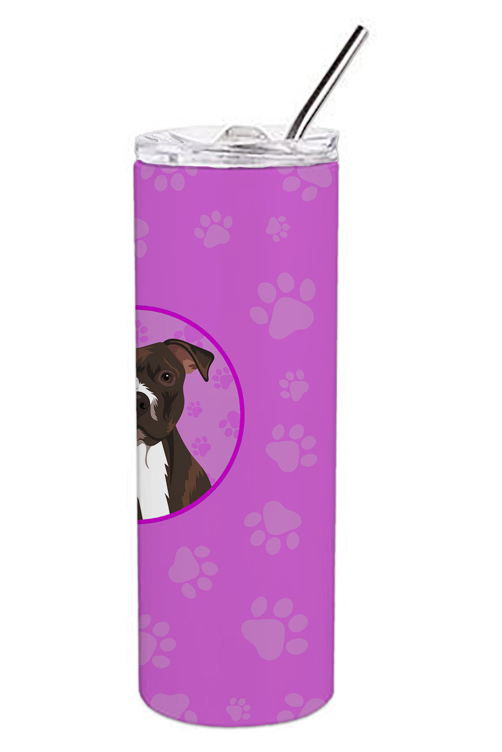 Pit Bull Brindle #2 Stainless Steel 20 oz Skinny Tumbler - the-store.com